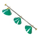 Лампа для бильярда Elegance Green 3-ламповая