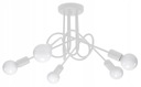 SUPEŁ 5 белая индустриальная люстра для столовой и кухни Sollux LED