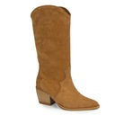 CARINII B9065 КОВБОЙСКИЕ БОТИНКИ, ЗАМШЕВАЯ КОЖА, КРАСНЫЙ 38