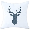 ДЕКОРАТИВНАЯ НАВУШКА 40х40 РОЖДЕСТВЕНСКАЯ С ПРИНТОМ