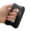 Инструмент для массажа тела Gua Sha, черный скребок из камня Bian