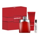 ZESTAW MONT BLANC LEGEND RED 100ML+7,5ML+100ML