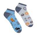 Farebné Členkové Ponožky Ponožky SPOXSOX Mačky 36-39