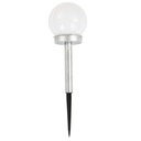 САДОВАЯ СОЛНЕЧНАЯ СВЕТОДИОДНАЯ ЛАМПА 10см МОЛОЧНО-БЕЛЫЙ ШАР ОРНАМЕНТ УКРАШЕНИЕ