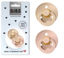 SMOCZEK BIBS HEVEA S (0+) BLUSH VANILLA 2-PAK Informacje dodatkowe nie zawiera BPA