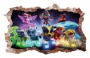 НАСТЕННЫЕ НАКЛЕЙКИ PAW PATROL отверстие 115x75 см