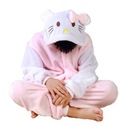 ФЛАНЕЛЕВАЯ ПИЖАМА КИГУРУМИ СПОРТИВНЫЙ КОСТЮМ HELLO KITTY КОСТЮМ