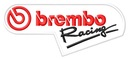Патч для фанатов Brembo Racing с вышивкой термофольгой