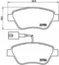 BREMBO P 23 141 JUEGO ZAPATAS HAMULCOWYCH, HAMULC 