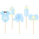 PIKERY NA TORT DO BABECZEK BABY SHOWER ROCZEK 5SZT