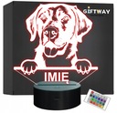 Lampka Nocna LED Labrador retriever Rasa Psa z Imieniem na Prezent v.1