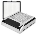 Безмешковый пылесборник 80 Вт, серебристый