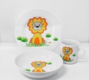 ЛУБИАНА Набор детской посуды Lew - 3 элемента