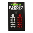 Шапочки Korda Floss Белый Красный