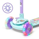 Самокат триколісний балансувальний для дітей RAVEN Laviana Violet/Mint LED