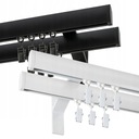 ДВОЙНОЙ ШТОРН ДЛЯ КВАРТИРЫ 400 СМ АЛЮМИНИЕВЫЙ ПОТОЛОЧНЫЙ рейка KOWALSKI