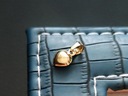 Комплект украшений из золота 333 пробы, сердце с анкером, комплект подвесок-цепочек, 8 карат