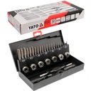 НАБОР МЕТНИКОВ И ПЛАСТИН YATO М3-М12, 32 ДЕТАЛИ.