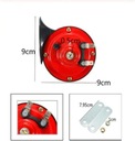 2SZT. CLAXON AUTO 12V SEÑAL FUERTE SLIMAKOWY 300DB 