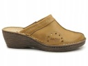 ШЛЕПАНЦЫ HELIOS 624, КОМФОРТНАЯ КОЖА, КОРИЧНЕВЫЕ 40