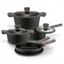 НАБОР ГОРШКОВ ИЗ МРАМОРА STARKE PRO С РЕСНЕНИЕМ, 8 ПРЕДМЕТОВ