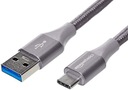Amazon USB-C USB-A Кабель USB 3.1 длиной 0,3 м в оплетке