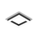 СВЕТОДИОДНЫЙ ПОТОЛОЧНЫЙ СВЕТИЛЬНИК ЧЕРНЫЙ КВАДРАТ 24ВТ 6500К