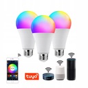 Zestaw 4 x LED E27 9W RGB+CCT WIFI TUYA music op.