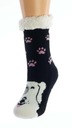 Ponožky Detské zimné Hrubé Teplé Medvedík 32-35 Dĺžka chodidla 18 cm