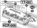 HCP-006 FEBEST HCP-006 ANILLO USZCZELNIAJACY, RANURA S 