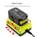 Ładowarka RYOBI do RYOBI 12V-18V - 3A Szybka ładowarka Značka žiadna značka