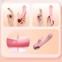 ВИБРАТОР 2IN1 BUNNY ДЛЯ ЖЕНЩИН G-SPOT МОЩНЫЙ ДВУХМОТОРНЫЙ ИНТЕНСИВНЫЙ МАССАЖЕР