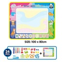 Детский водный коврик для рисования в стиле динозавров, коврик для рисования, развивающие игрушки, раскраски