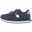 Buty Sportowe dla Dzieci Tommy Hilfiger Flag Low Cut Blue Granatowe Długość wkładki wew. 16.5 cm