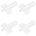 4x МЕБЕЛЬНЫЙ ДВЕРНОЙ ТОРМОЗ ДЛЯ МЕБЕЛЬНЫХ ШКАФОВ БЕСШУМНОЕ ЗАКРЫТИЕ БЕЛЫЙ