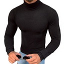 Мужской приталенный спортивный эластичный свитер для гольфа