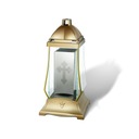 ЗОЛОТАЯ ЧАСОВНЯ СТЕКЛО В СТЕКЛЯННОМ ЗЕРКАЛЕ INFINIT GRITCH