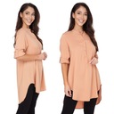 АСИММЕТРИЧНАЯ СВОБОДНАЯ ДЛИННАЯ РУБАШКА ЦВЕТА * S - 42