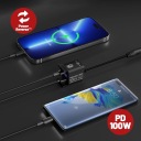 ЗАРЯДНИЙ ПРИСТРІЙ МОТОЦИКЛЕТНА ХВІРТКА QC USB USB-C Z ВОЛЬТМЕТРОМ LED (СВІТЛОДІОД) 100W МОТОЦИКЛ  фото 10