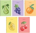 БЛОКНОТ TOP FRUITS A5 16K 70G OXFORD GRID