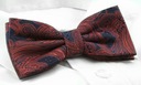 Мужской галстук-бабочка с нагрудным платком - Альти - Медный узор