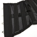 Черный корсет с 26 METAL BINS xs-xxl