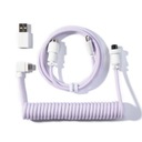 Keychron Coiled Aviator Cable — спиральный кабель для механической клавиатуры