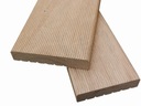 Ребристая дубовая террасная доска