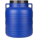 БОЧКА С КРЫШКОЙ ДЛЯ ЗАКИСАНИЯ БАК ДЛЯ ВОДЫ ПИЩЕВЫЙ ПЛАСТИК = 80 Л