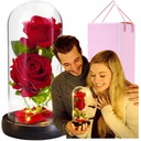 Подарок ETERNAL ROSE ДЛЯ НЕЕ в светодиодном стекле GIFT