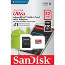 microSDHC 32 ГБ ULTRA 120 МБ/с + ADAP.SD + ПРИЛОЖЕНИЕ ДЛЯ ANDROID