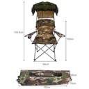 Складное кресло для рыбалки, кресло для рыбалки для кемпинга, прочное, XXL