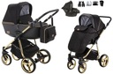 ADAMEX REGGIO SPECIAL WÓZEK 3W1 - FOTELIK GOLD