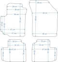 SUZUKI SWIFT 2005-2010R. КИЛИМКИ GRAFITOWE SILVER  (14196290296) фото min 8